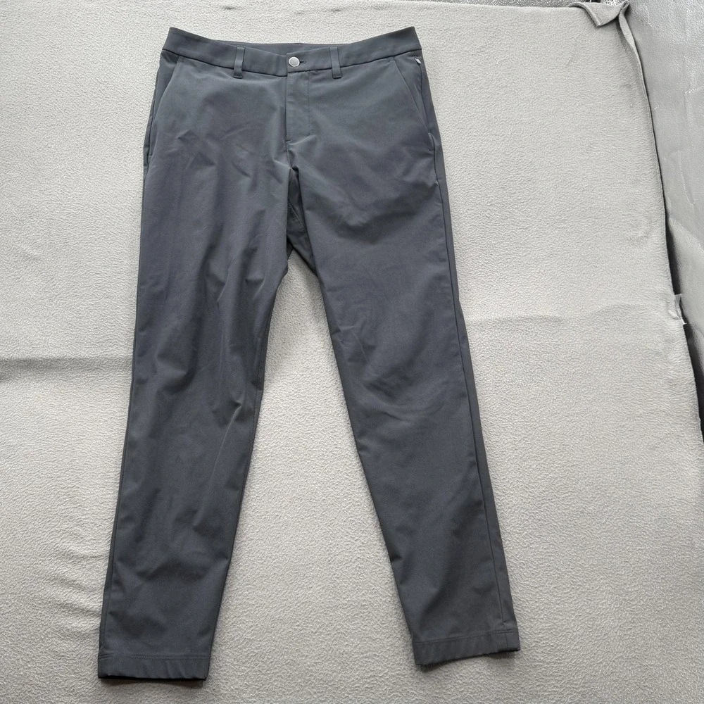 Lululemon Pants‎ Mens 32x29 Gray Chino Slim Tapered Casual Office LM5AC4S 03